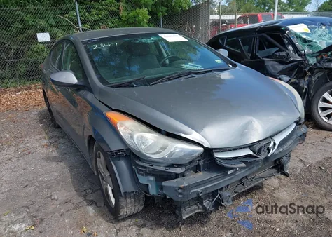 2013 Hyundai Elantra Gls из США, поврежденный, VIN 5NPDH4AE6DH352147
